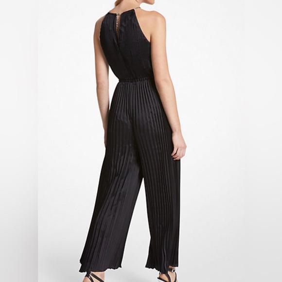 NWT Michael Kors satin halter jumpsuit - Picture 2 of 9